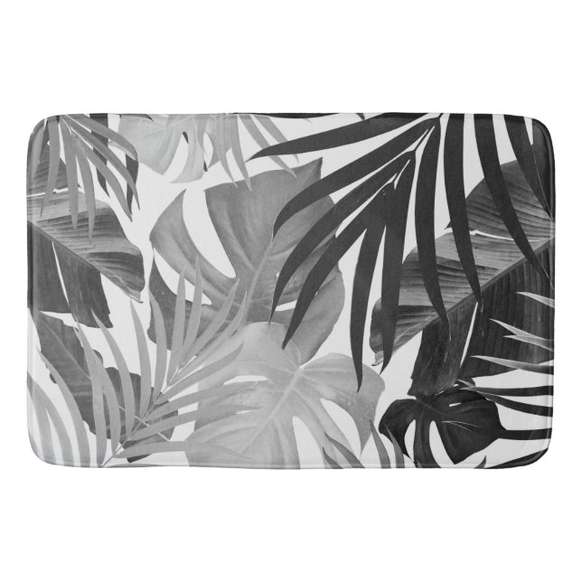 Tapis De Bain Motif Feuille de la Jungle tropicale #16 #art (Devant)