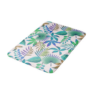 Tapis De Bain Motif feuille tropical