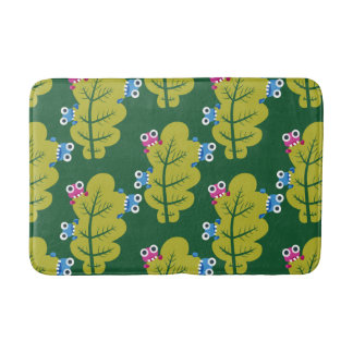 Tapis De Bain Motif Feuille vert mignon