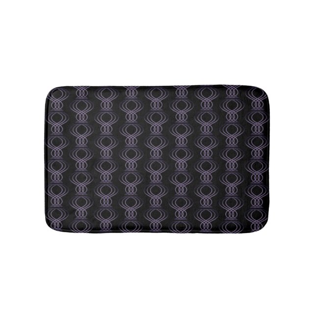 Tapis De Bain Motif final violet brûlé (Devant)