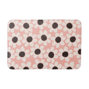 Tapis De Bain Motif Fleur Rose Cute