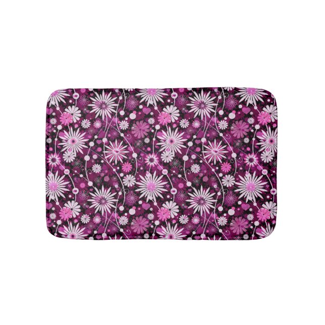 Tapis De Bain Motif floral de Valentine (Devant)