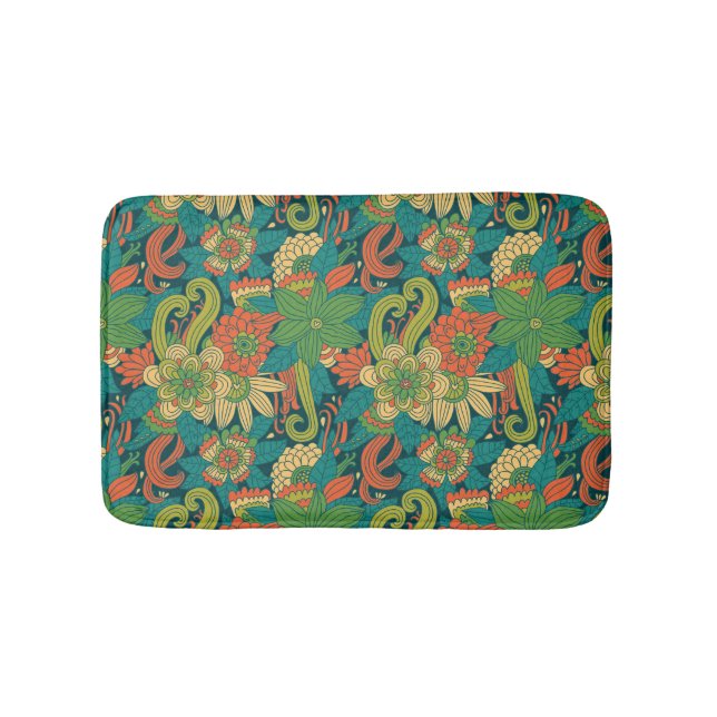 Tapis De Bain Motif floral d'été (Devant)