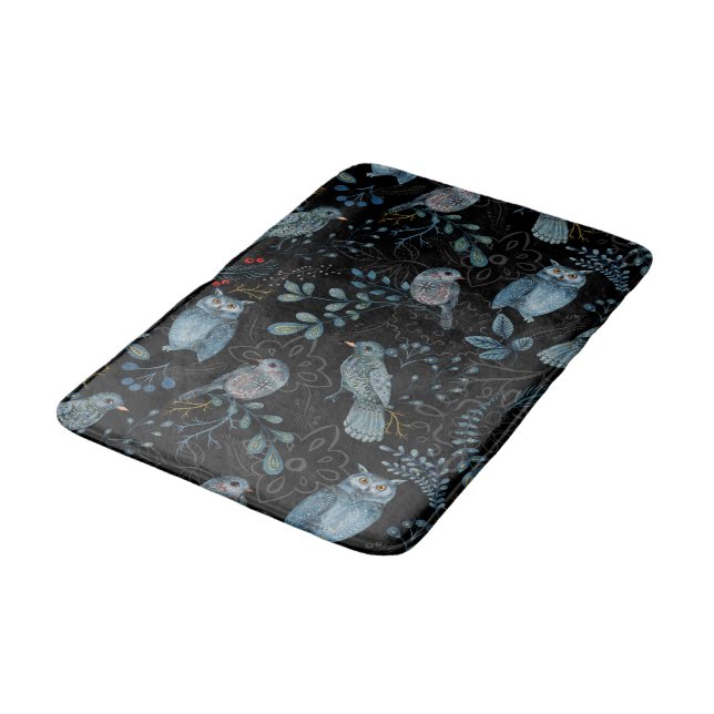 Tapis De Bain Motif floral et paisley complexe (Angle)