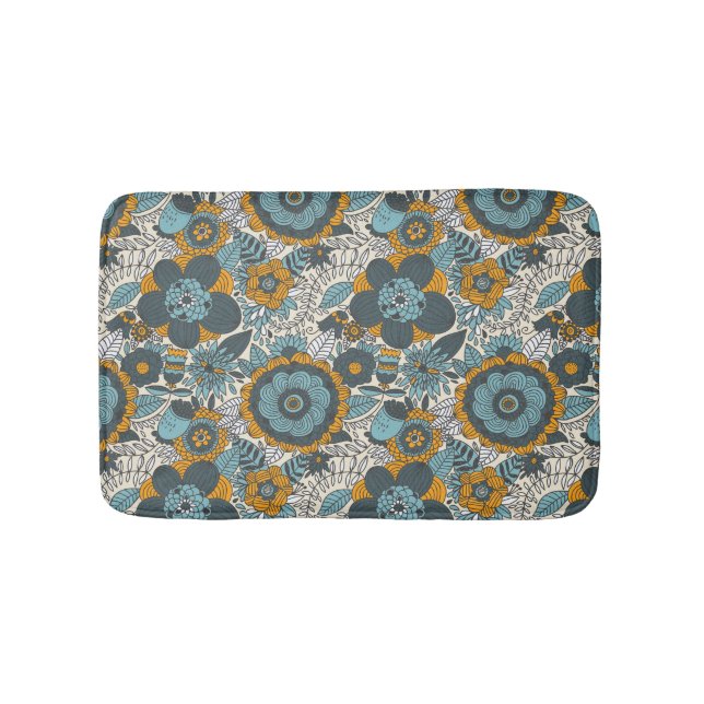 Tapis De Bain Motif floral vintage (Devant)