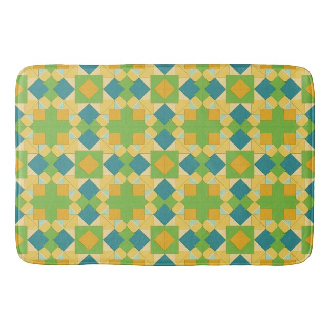 Tapis De Bain Motif géométrique Abstrait (Devant)