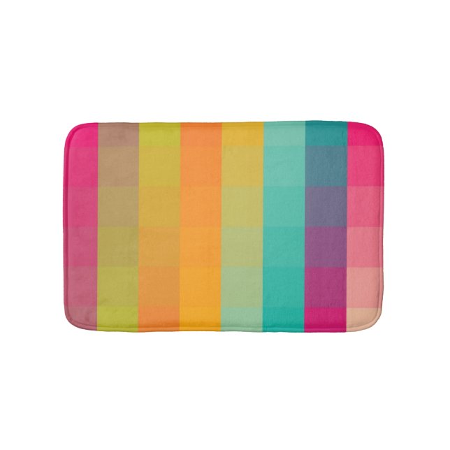 Tapis De Bain Motif géométrique abstrait (Devant)