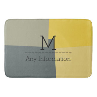 Tapis De Bain Motif géométrique couleur rétro moderne #5