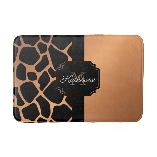 Tapis De Bain Motif Giraffe (Devant)