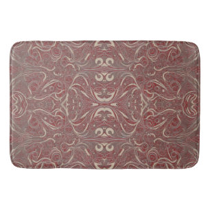 Tapis De Bain Motif gothique Mat de bain rouge