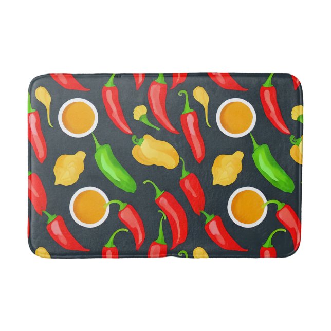 Tapis De Bain Motif Hot Chili Peppers (Devant)
