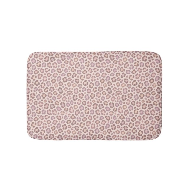 Tapis De Bain Motif Léopard Féminin (Devant)