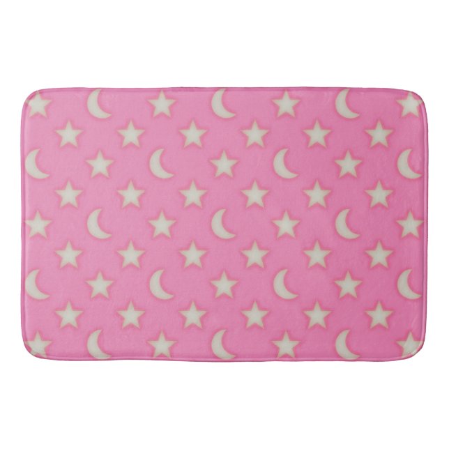 Tapis De Bain Motif Lunes et étoiles (Devant)