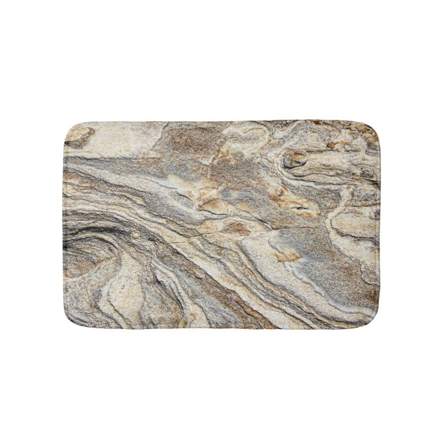 Tapis De Bain Motif Marbre Frais et Tendance (Devant)