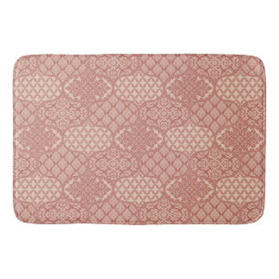 Tapis De Bain Motif marocain de l'oignon à Terra-Cotta et Linen