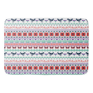 Tapis De Bain Motif mexicain de Frida Kahlo