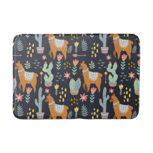 Tapis De Bain Motif mignon d'alpaga