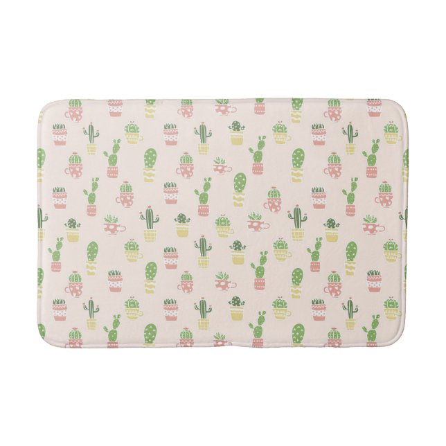 Tapis De Bain Motif mignon de cactus (Devant)