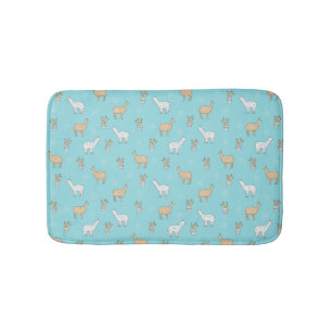 Tapis De Bain Motif mignon de cactus de lama d'alpaga