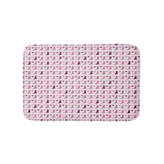 Tapis De Bain Motif mignon de filles de chaton (Devant)