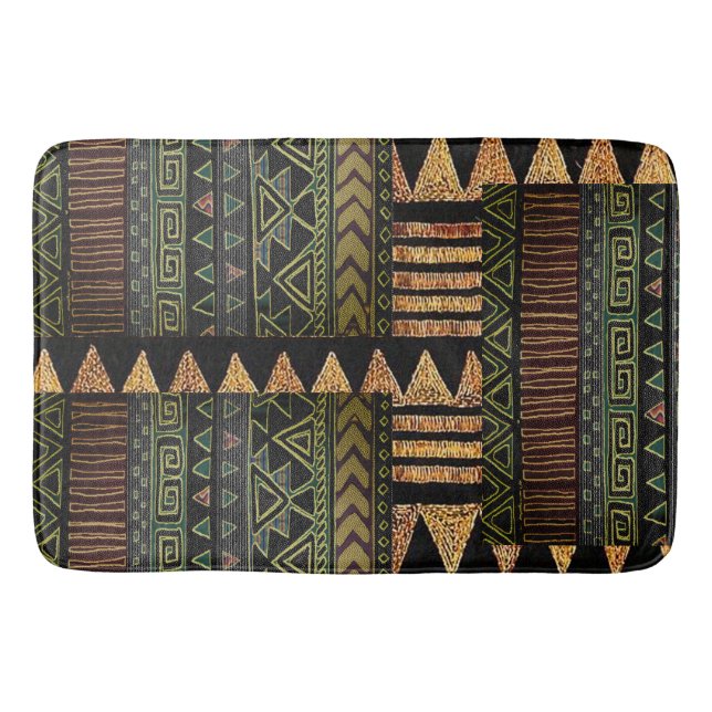 Tapis De Bain Motif mobile tribal Afrocentré Imprimer (Devant)