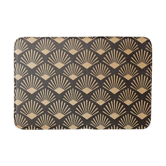 Tapis De Bain Motif moderne Golden Gatsby (Devant)
