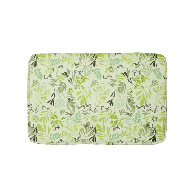 Tapis De Bain motif montrant de petits oiseaux de bébé (Devant)