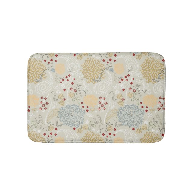 Tapis De Bain motif montrant le jardin bouclé (Devant)