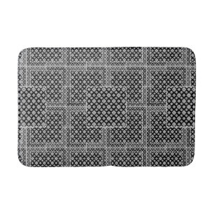 Tapis De Bain Motif mosaïque 01.BW.b