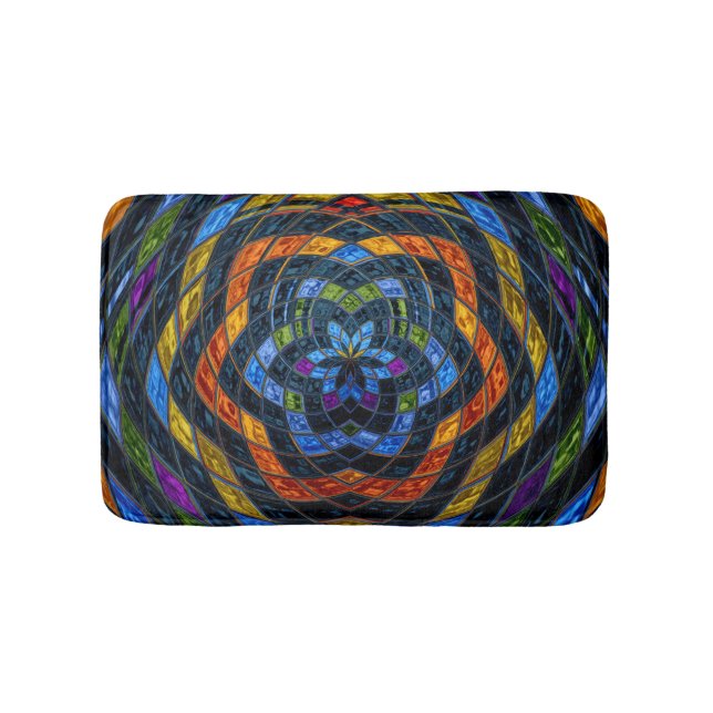 Tapis De Bain Motif mosaïque Abstrait #11 (Devant)