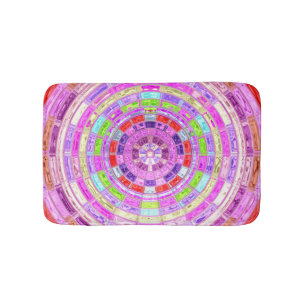 Tapis De Bain Motif mosaïque Abstrait #2