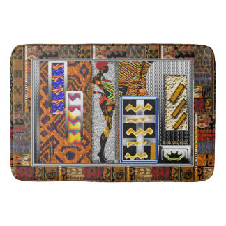 Tapis De Bain Motif Motif Afrocentré Imprimer