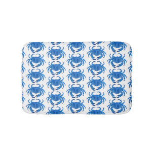 Tapis De Bain Motif Océan Crabe Bleu