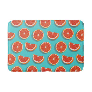 Tapis De Bain Motif orange juteux doux