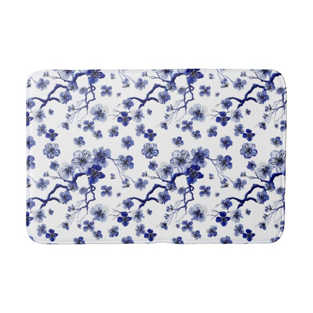 Tapis De Bain Motif oriental de branche de Sakura (Devant)