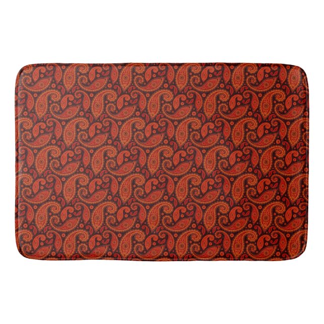 Tapis De Bain Motif paisley tourbillon (Devant)