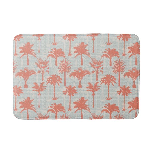 Tapis De Bain Motif Pastel Palm Tree (Devant)