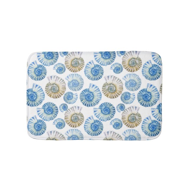 Tapis De Bain Motif Pastel Seashell 2 (Devant)