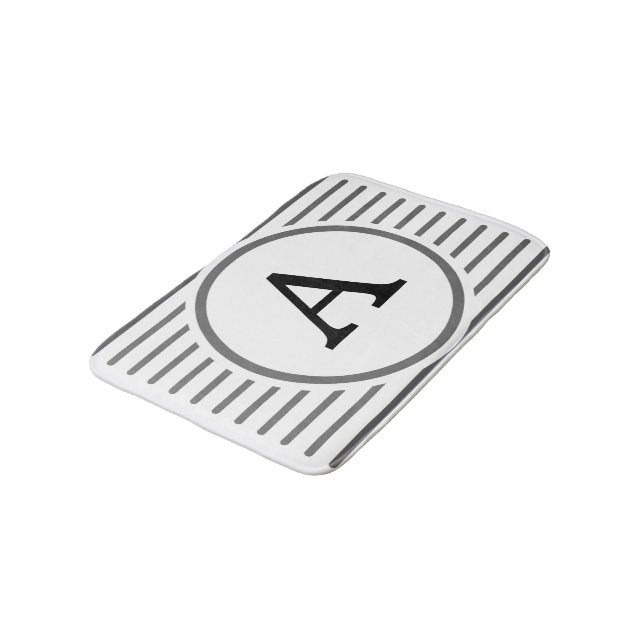 Tapis De Bain Motif Personnaliser Gris Gris Gris Gris (Angle)