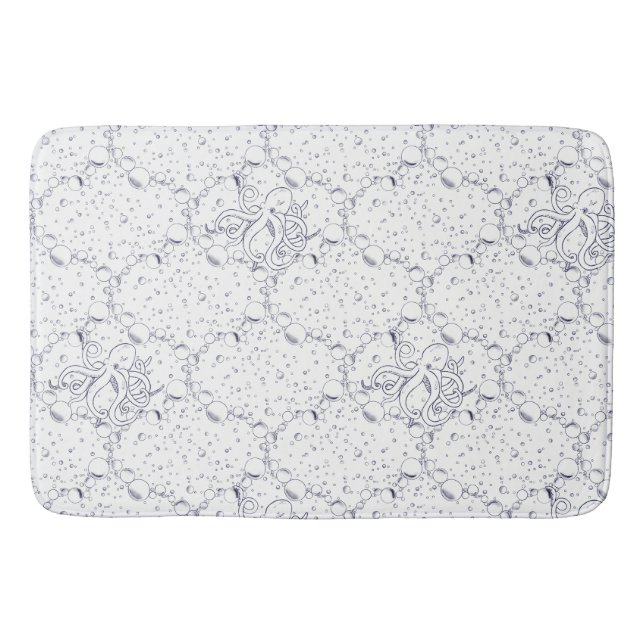 Tapis De Bain Motif Pieuvre (Devant)