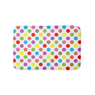 Tapis De Bain Motif pois Rainbow