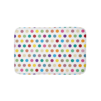 Tapis De Bain Motif Polka Dot élégant