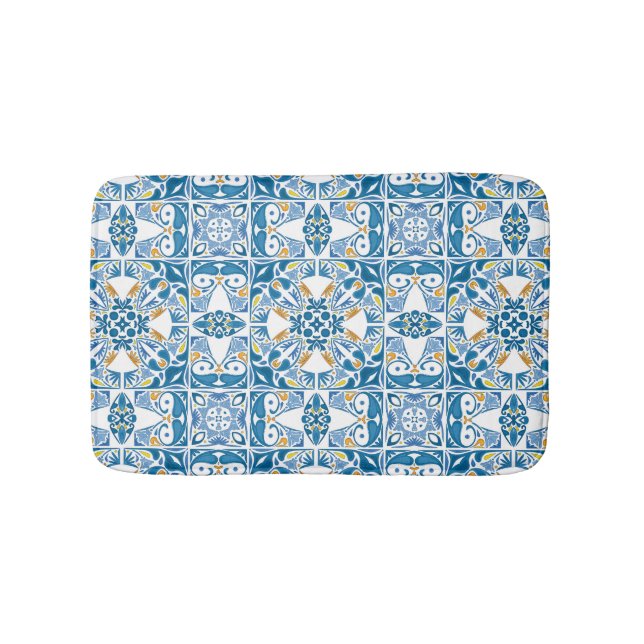 Tapis De Bain Motif portugais de tuile (Devant)