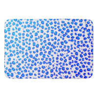 Motif Poster de animal Leopard moderne bleu pourpr