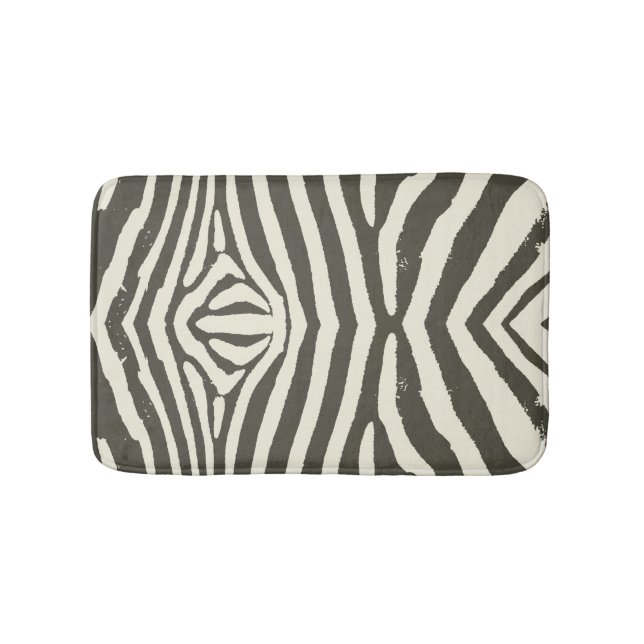Tapis De Bain Motif Poster de animal Zebra Stripe (Devant)