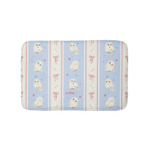 Tapis De Bain Motif rayé de la poste aux hiboux Hedwige