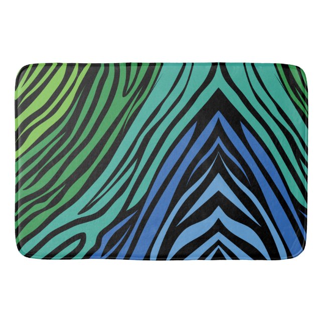 Tapis De Bain Motif rayures de zèbre (Devant)