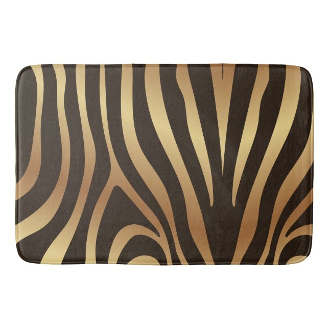 Tapis De Bain Motif rayures de zèbre (Devant)
