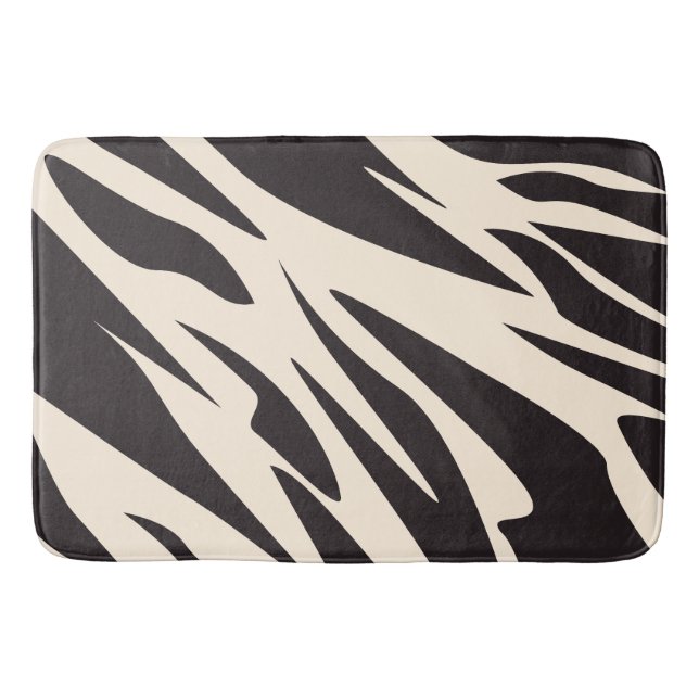 Tapis De Bain Motif rayures de zèbre (Devant)
