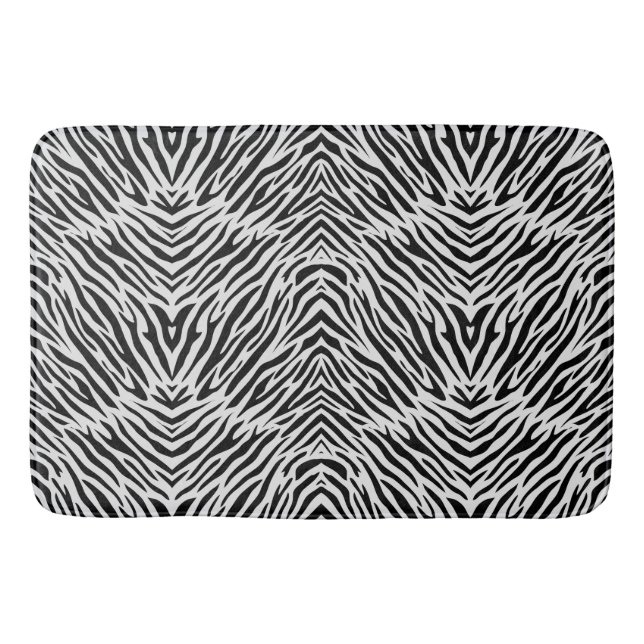 Tapis De Bain Motif rayures de zèbre (Devant)